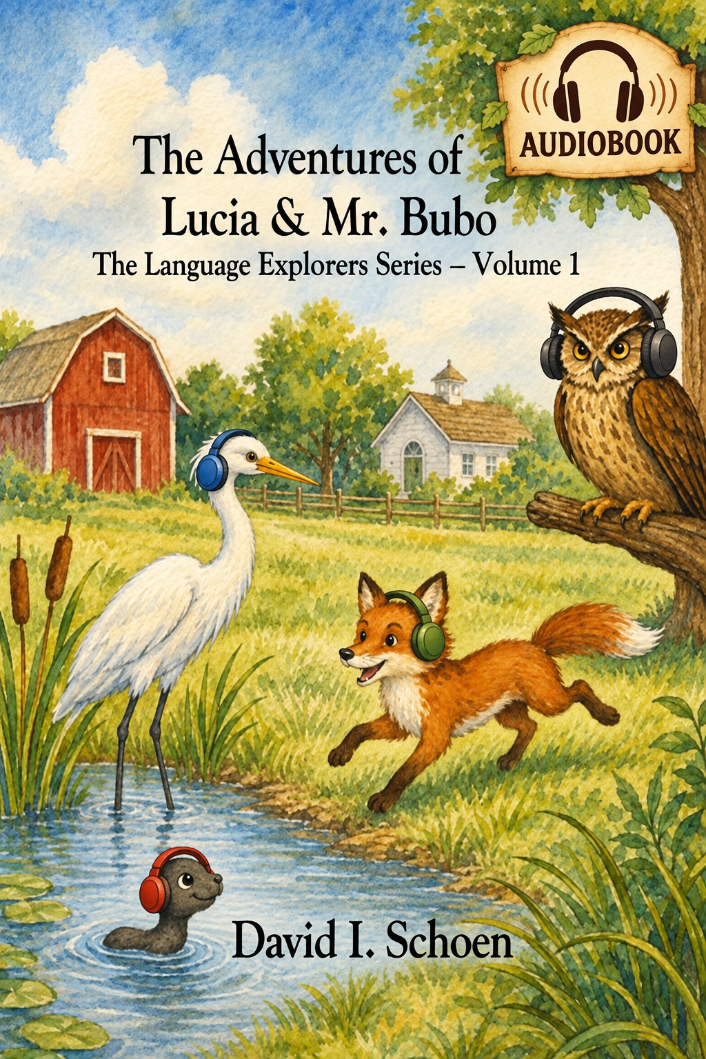 The Adventures of Lucia & Mr. Bubo — Paperback + Audiobook Bundle TLES Volume 1